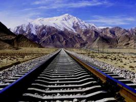 Railway View in Qinghai
